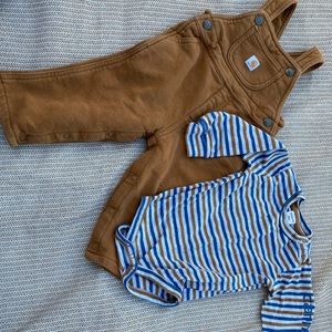 Carhartt 18m overalls set